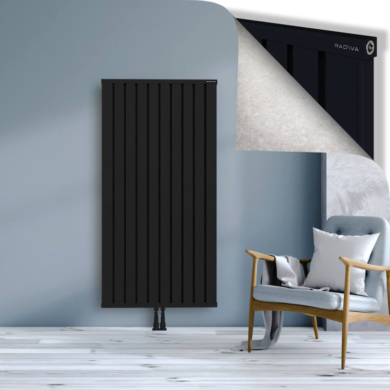 OBI Dekoratif Alüminyum Radyatör 1600x804 Siyah