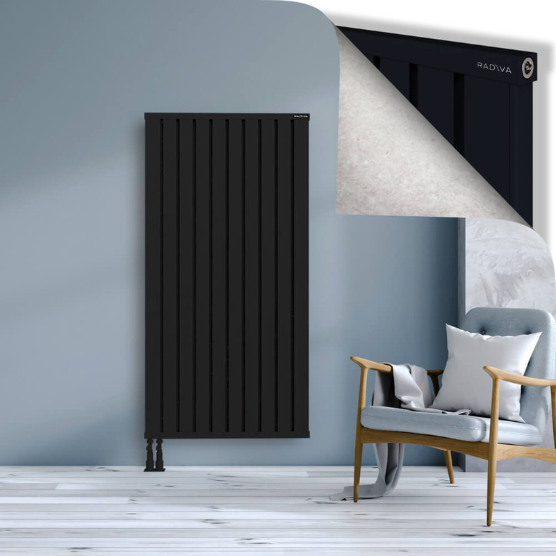OBI Dekoratif Alüminyum Radyatör 1600x804 Siyah