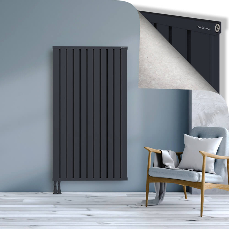 OBI Dekoratif Alüminyum Radyatör 1600x884 Koyu Antrasit