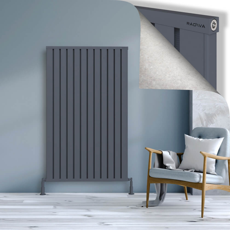 OBI Dekoratif Alüminyum Radyatör 1600x964 Antrasit