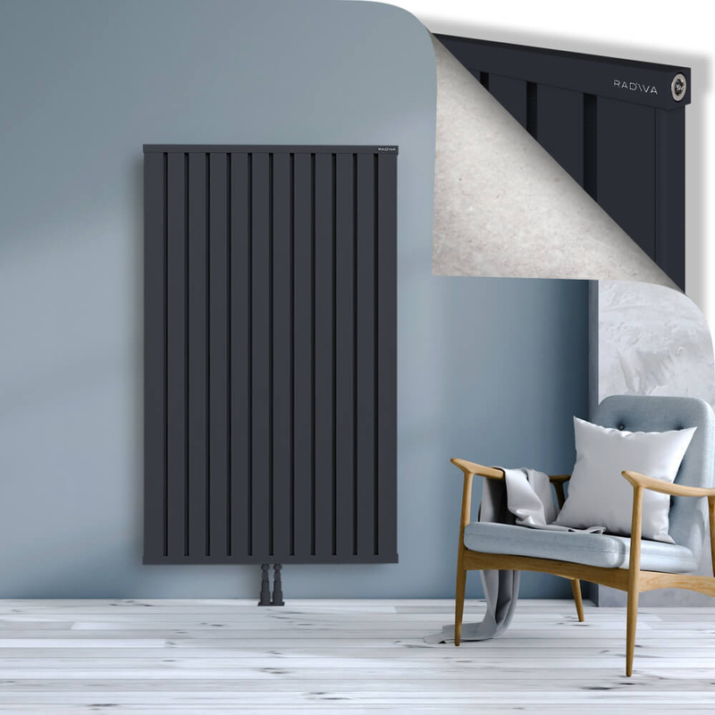 OBI Dekoratif Alüminyum Radyatör 1600x964 Koyu Antrasit