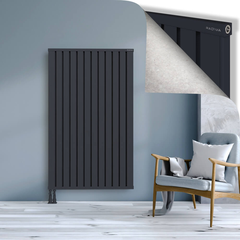 OBI Dekoratif Alüminyum Radyatör 1600x964 Koyu Antrasit