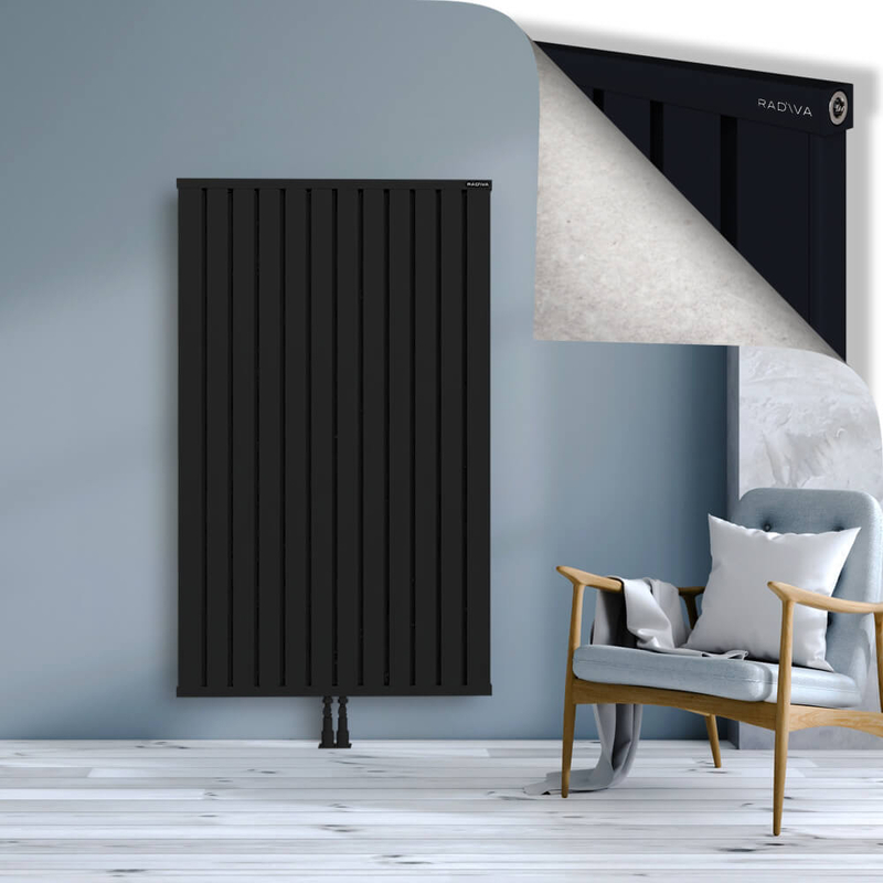 OBI Dekoratif Alüminyum Radyatör 1600x964 Siyah