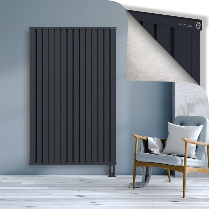 OBI Dekoratif Alüminyum Radyatör 1800x1124 Koyu Antrasit