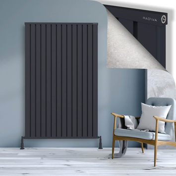 Radiva - Obi Dekoratif Alüminyum Radyatör 1800x1124 Koyu Antrasit