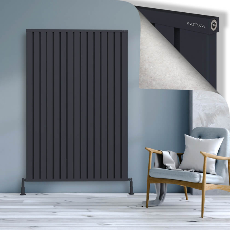 OBI Dekoratif Alüminyum Radyatör 1800x1204 Koyu Antrasit