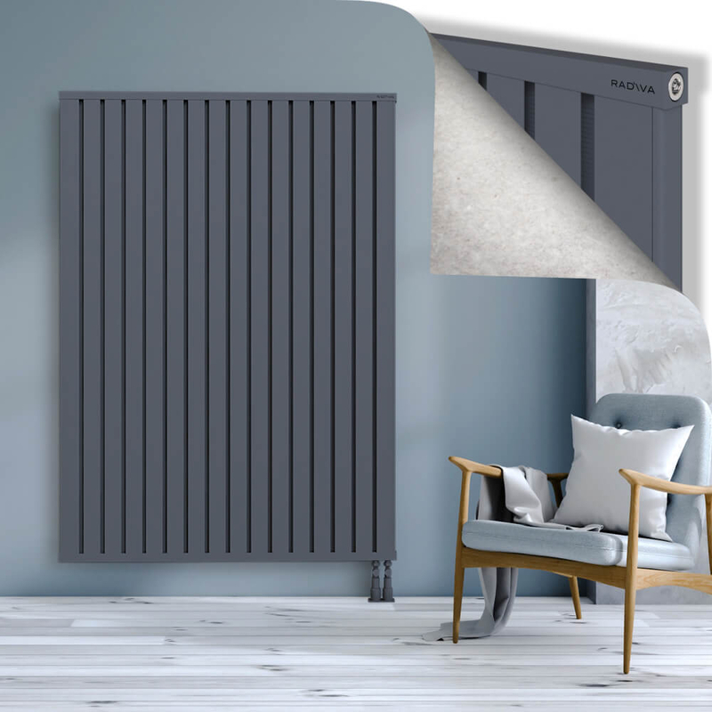 OBI Dekoratif Alüminyum Radyatör 1800x1284 Antrasit