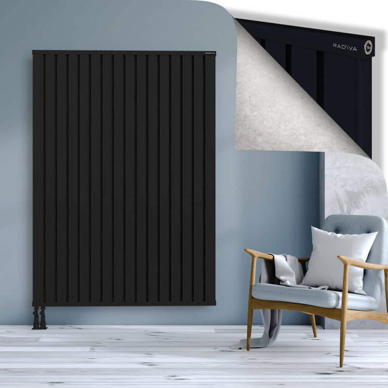 OBI Dekoratif Alüminyum Radyatör 1800x1284 Siyah