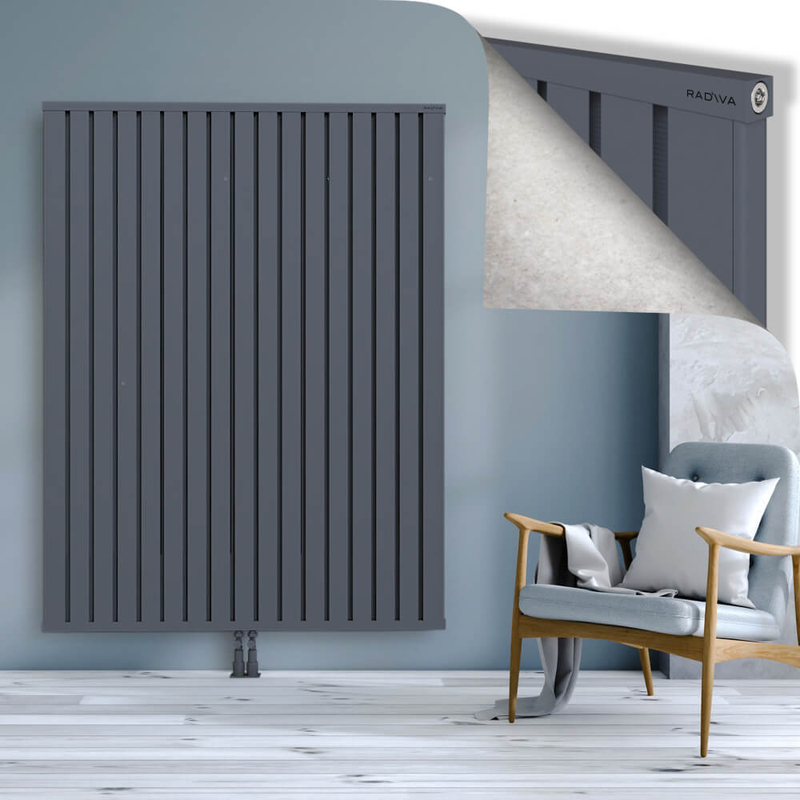 OBI Dekoratif Alüminyum Radyatör 1800x1364 Antrasit