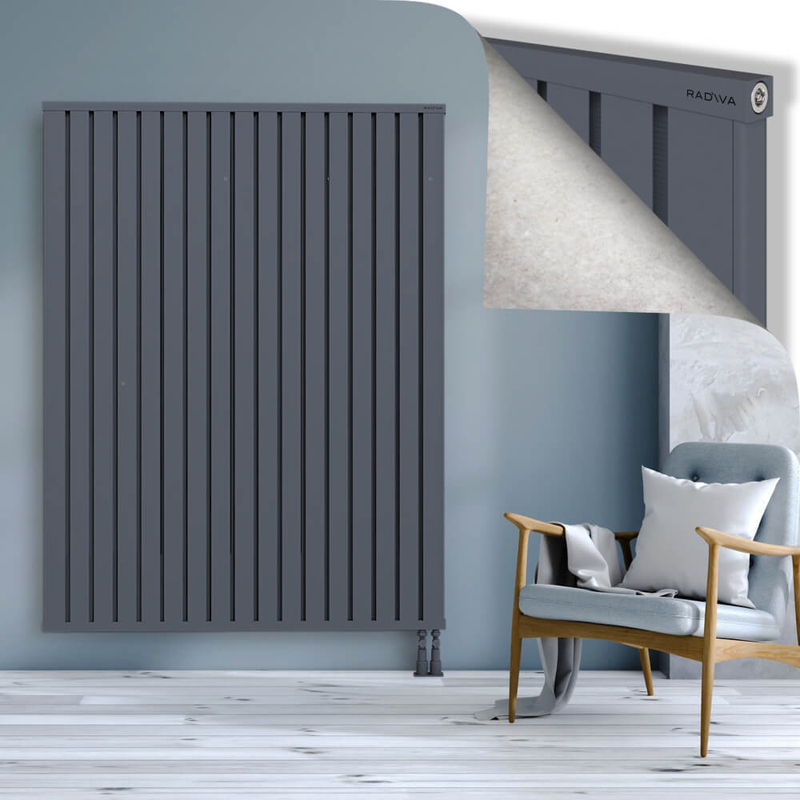 OBI Dekoratif Alüminyum Radyatör 1800x1364 Antrasit