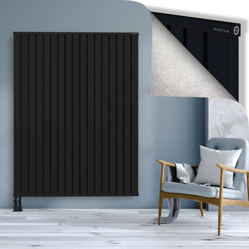 OBI Dekoratif Alüminyum Radyatör 1800x1364 Siyah