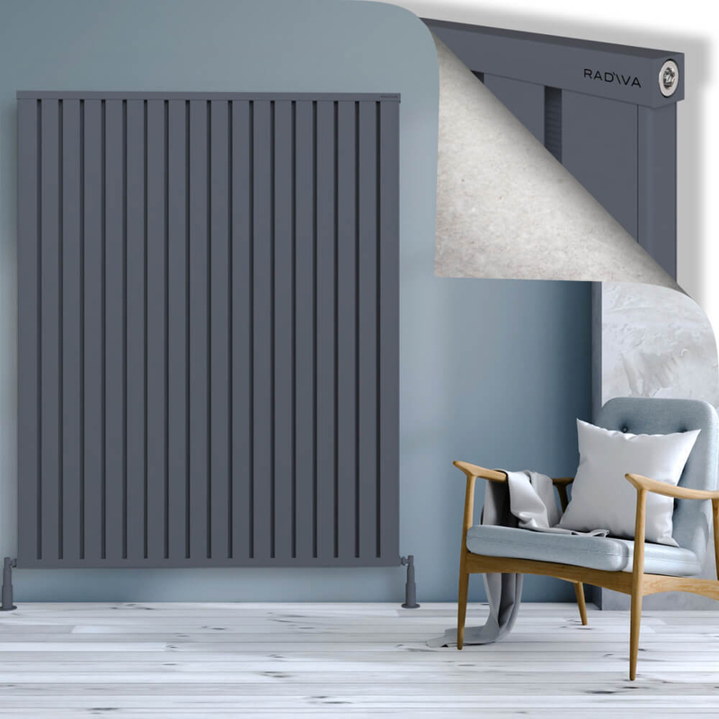 OBI Dekoratif Alüminyum Radyatör 1800x1444 Antrasit
