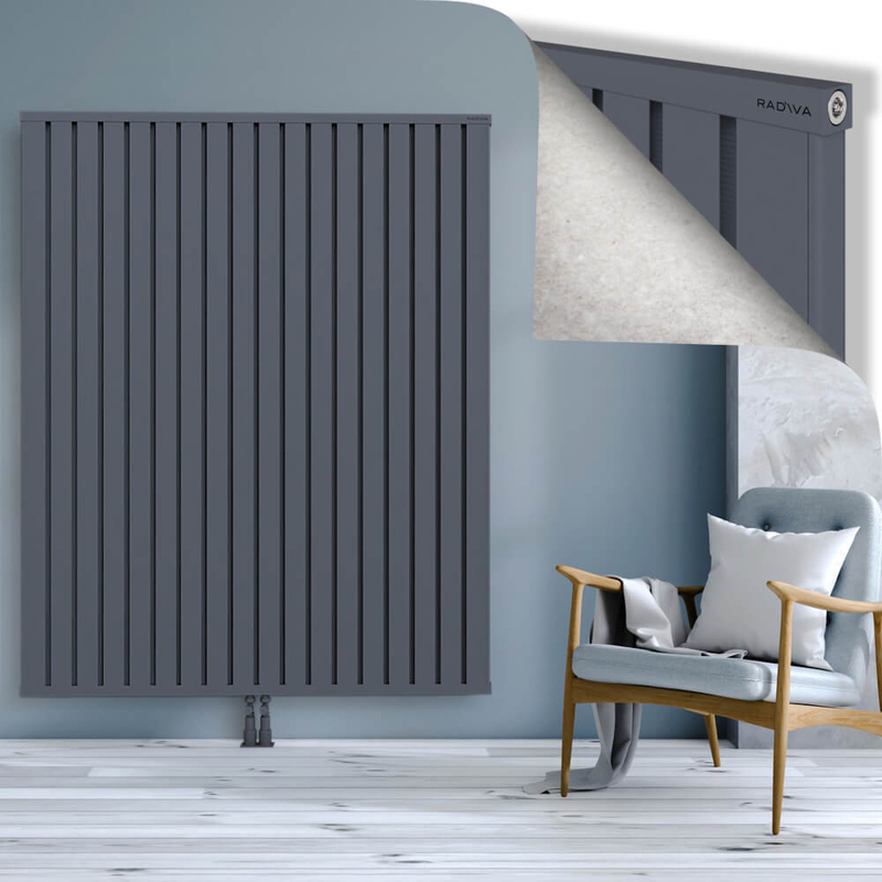 OBI Dekoratif Alüminyum Radyatör 1800x1444 Antrasit