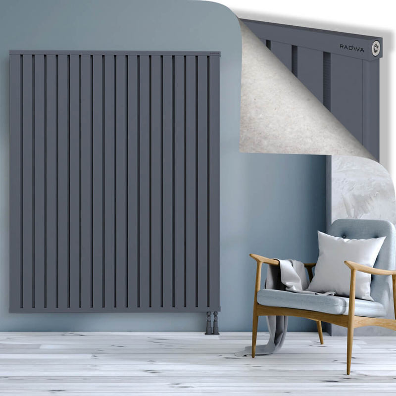 OBI Dekoratif Alüminyum Radyatör 1800x1444 Antrasit