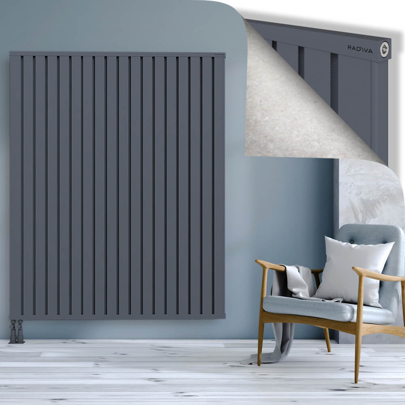 OBI Dekoratif Alüminyum Radyatör 1800x1444 Antrasit