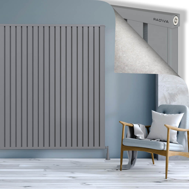 OBI Dekoratif Alüminyum Radyatör 1800x1764 Gri