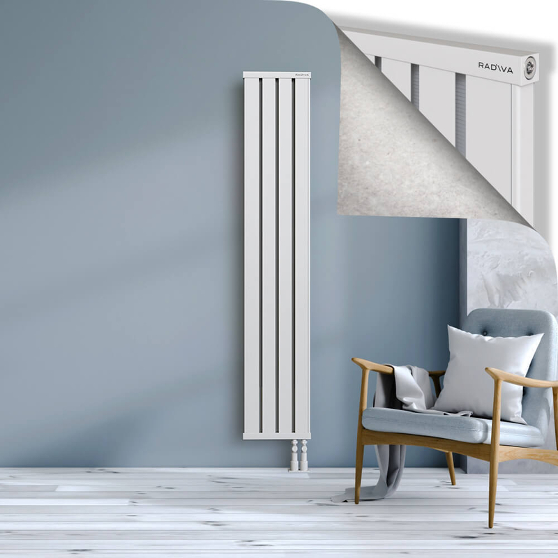 OBI Dekoratif Alüminyum Radyatör 1800x324 Beyaz