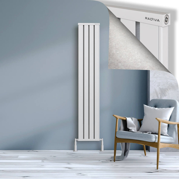 Radiva - Obi Dekoratif Alüminyum Radyatör 1800x324 Beyaz