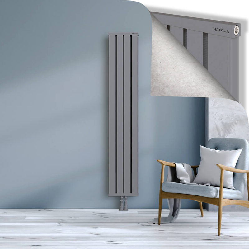 OBI Dekoratif Alüminyum Radyatör 1800x324 Gri