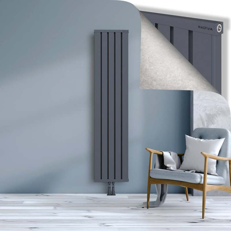 OBI Dekoratif Alüminyum Radyatör 1800x404 Antrasit