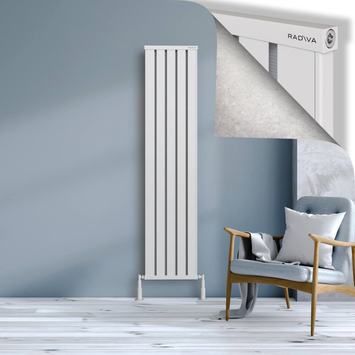 Radiva - Obi Dekoratif Alüminyum Radyatör 1800x404 Beyaz