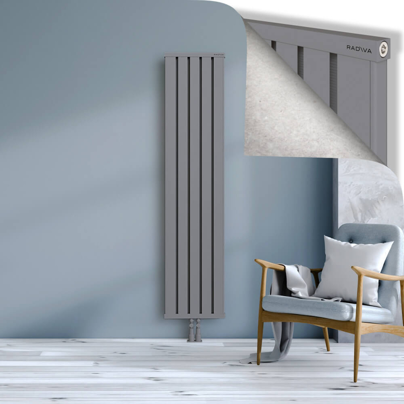 OBI Dekoratif Alüminyum Radyatör 1800x404 Gri