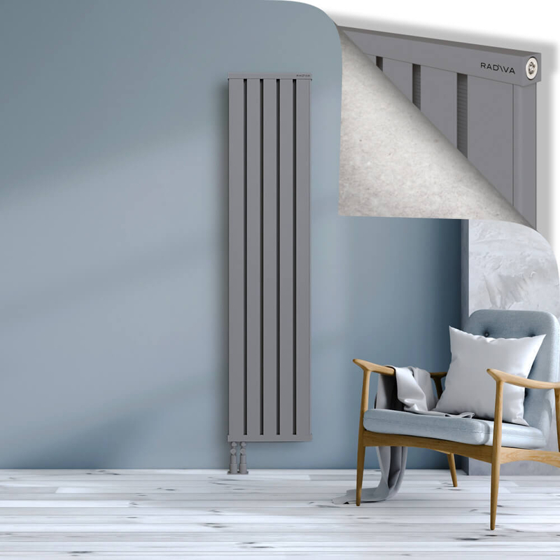OBI Dekoratif Alüminyum Radyatör 1800x404 Gri