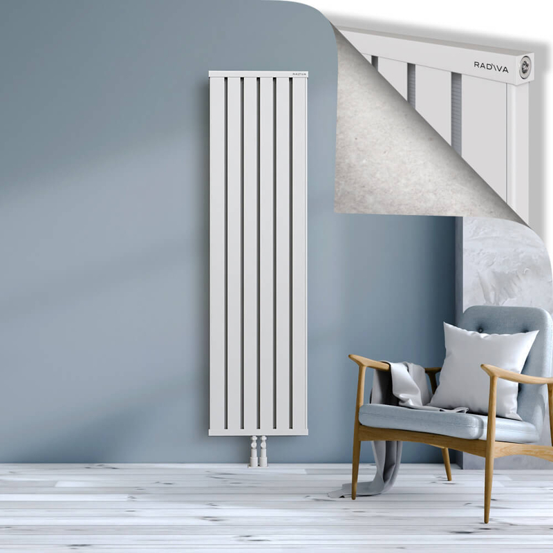 OBI Dekoratif Alüminyum Radyatör 1800x484 Beyaz