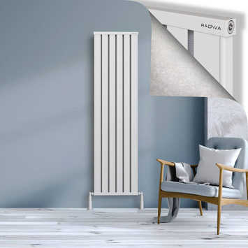 Radiva - Obi Dekoratif Alüminyum Radyatör 1800x484 Beyaz