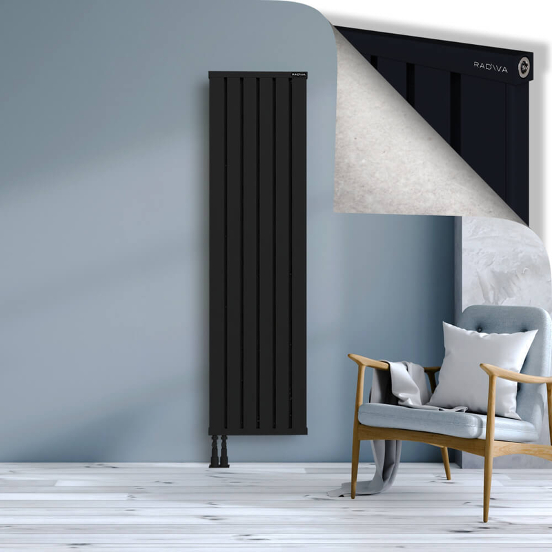 OBI Dekoratif Alüminyum Radyatör 1800x484 Siyah