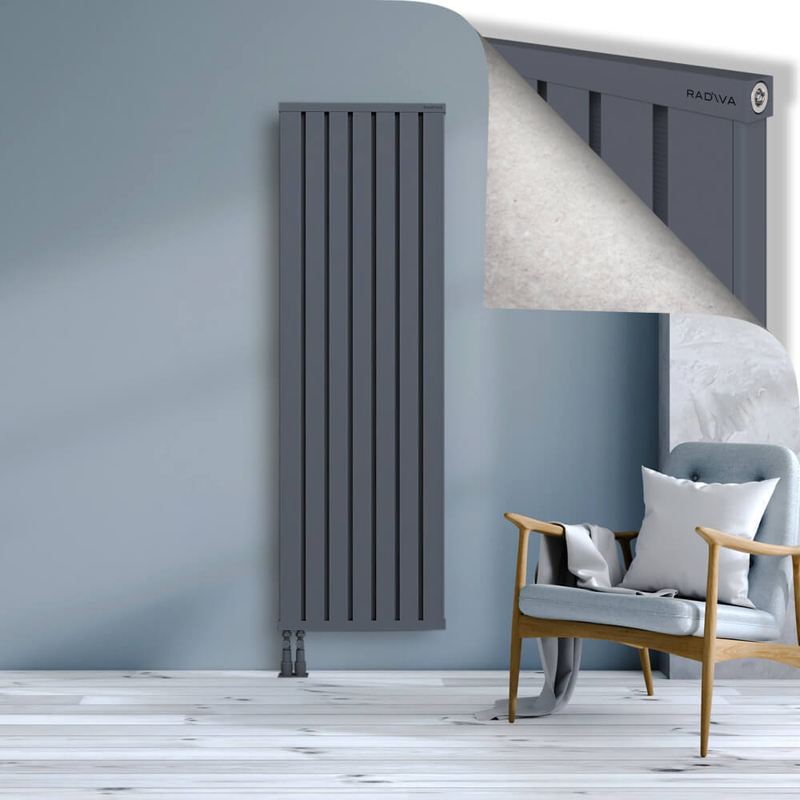 OBI Dekoratif Alüminyum Radyatör 1800x564 Antrasit