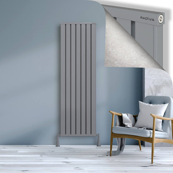 Radiva - Obi Dekoratif Alüminyum Radyatör 1800x564 Gri