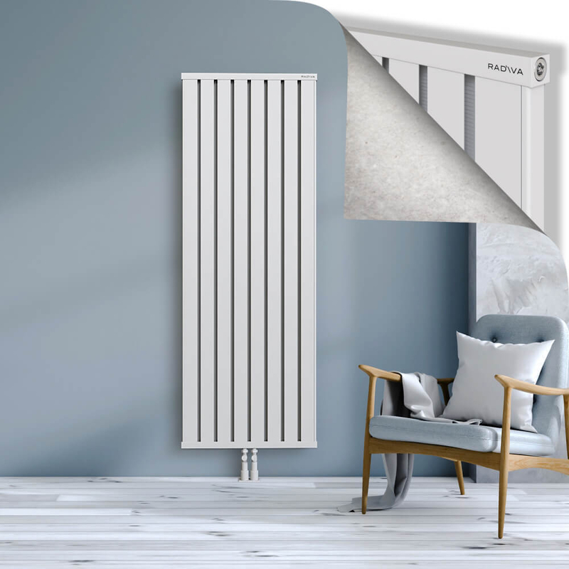 OBI Dekoratif Alüminyum Radyatör 1800x644 Beyaz