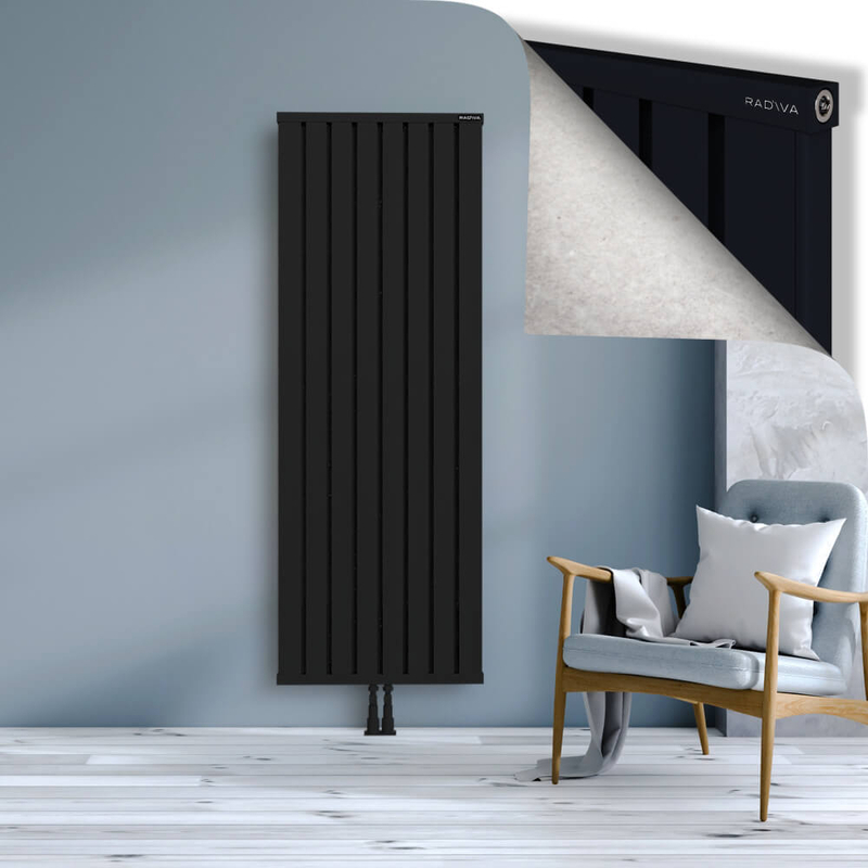 OBI Dekoratif Alüminyum Radyatör 1800x644 Siyah