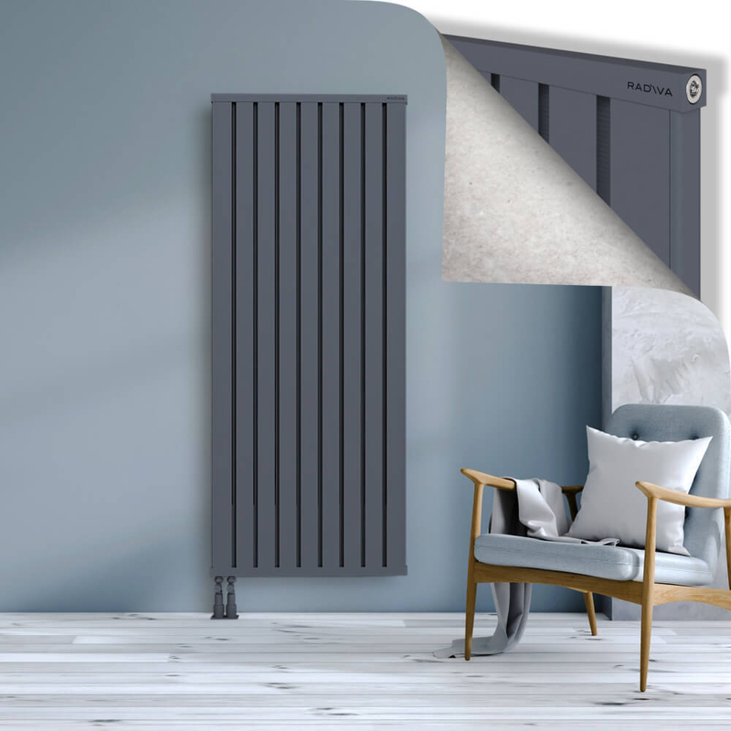 OBI Dekoratif Alüminyum Radyatör 1800x724 Antrasit