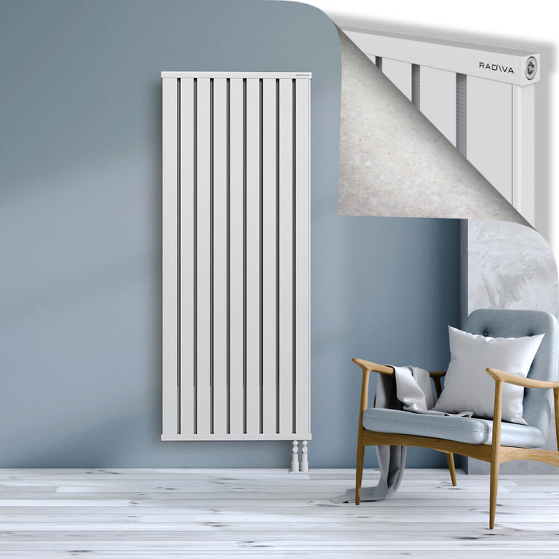 OBI Dekoratif Alüminyum Radyatör 1800x724 Beyaz