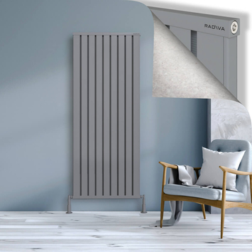 Radiva - Obi Dekoratif Alüminyum Radyatör 1800x724 Gri