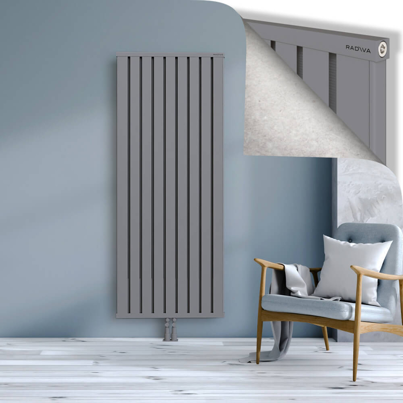 OBI Dekoratif Alüminyum Radyatör 1800x724 Gri