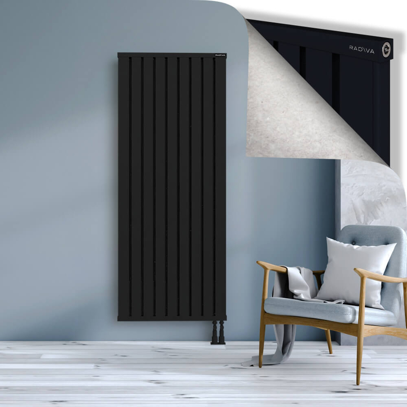 OBI Dekoratif Alüminyum Radyatör 1800x724 Siyah