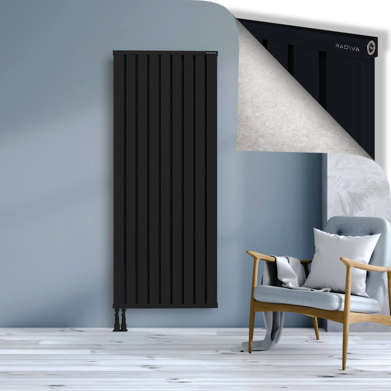 OBI Dekoratif Alüminyum Radyatör 1800x724 Siyah