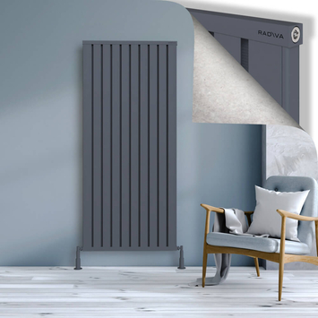 Radiva - Obi Dekoratif Alüminyum Radyatör 1800x804 Antrasit