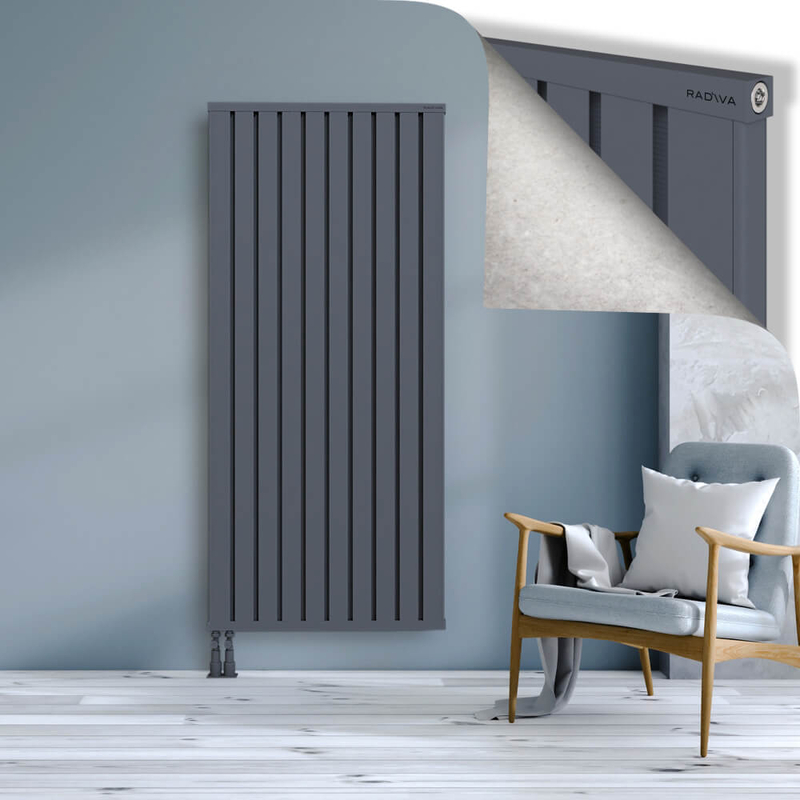 OBI Dekoratif Alüminyum Radyatör 1800x804 Antrasit