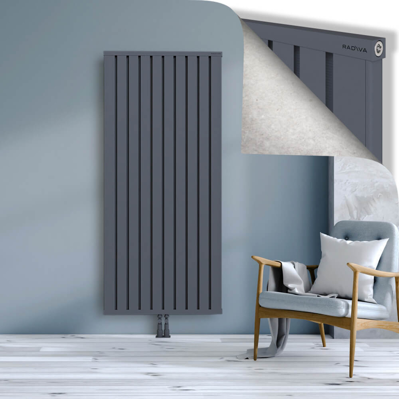OBI Dekoratif Alüminyum Radyatör 1800x804 Antrasit