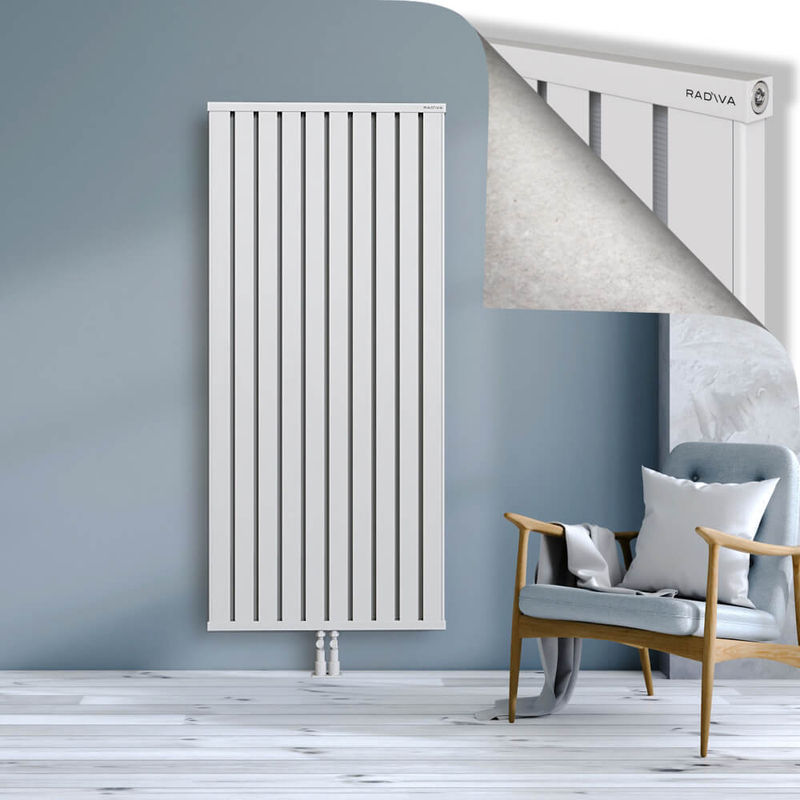 OBI Dekoratif Alüminyum Radyatör 1800x804 Beyaz