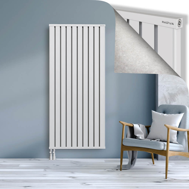 OBI Dekoratif Alüminyum Radyatör 1800x804 Beyaz