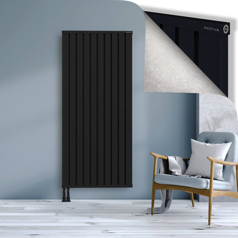 OBI Dekoratif Alüminyum Radyatör 1800x804 Siyah