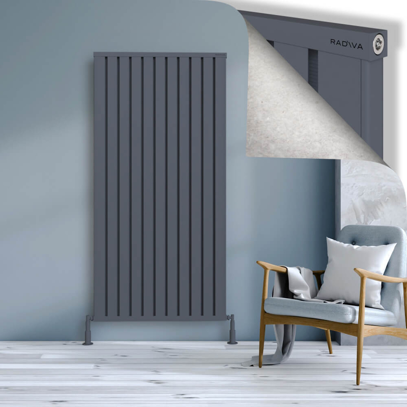 OBI Dekoratif Alüminyum Radyatör 1800x884 Antrasit