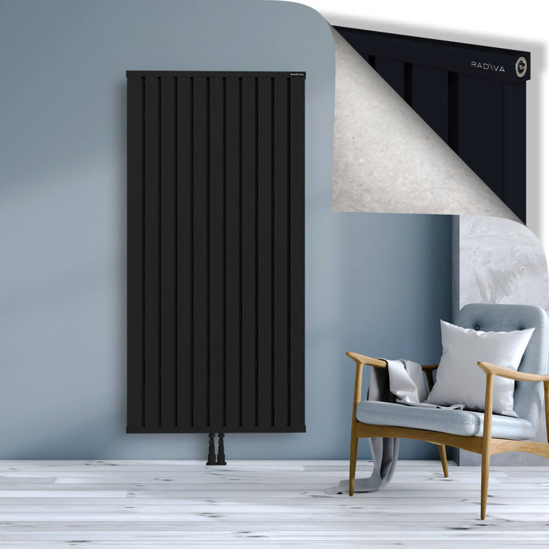 OBI Dekoratif Alüminyum Radyatör 1800x884 Siyah