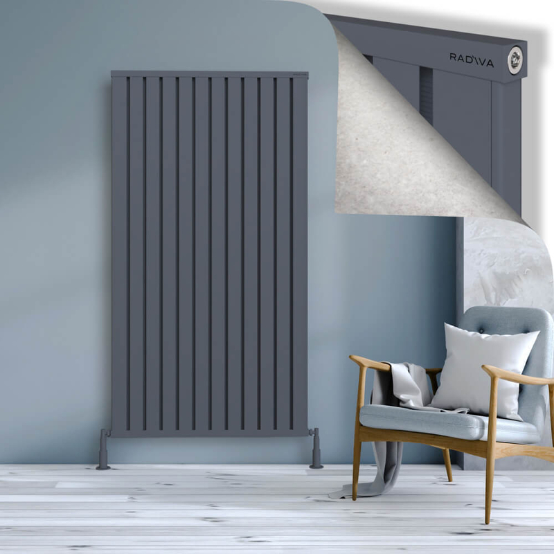 OBI Dekoratif Alüminyum Radyatör 1800x964 Antrasit
