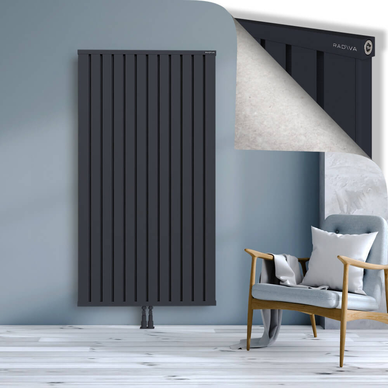 OBI Dekoratif Alüminyum Radyatör 1800x964 Koyu Antrasit